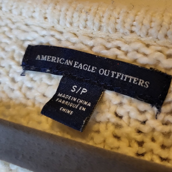 Cream American Eagle Outfitters Knitted Sweater size Small - Picture 4 of 7